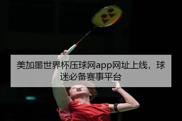 美加墨世界杯压球网app网址上线，球迷必备赛事平台